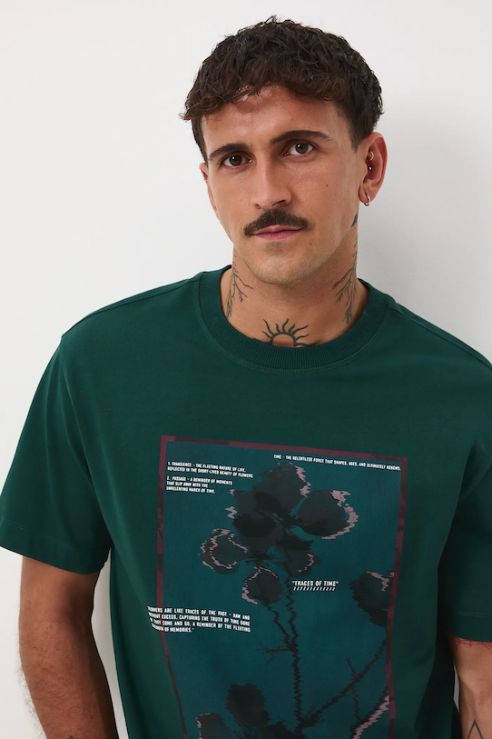 

Хлопковая футболка Medicine, зеленый