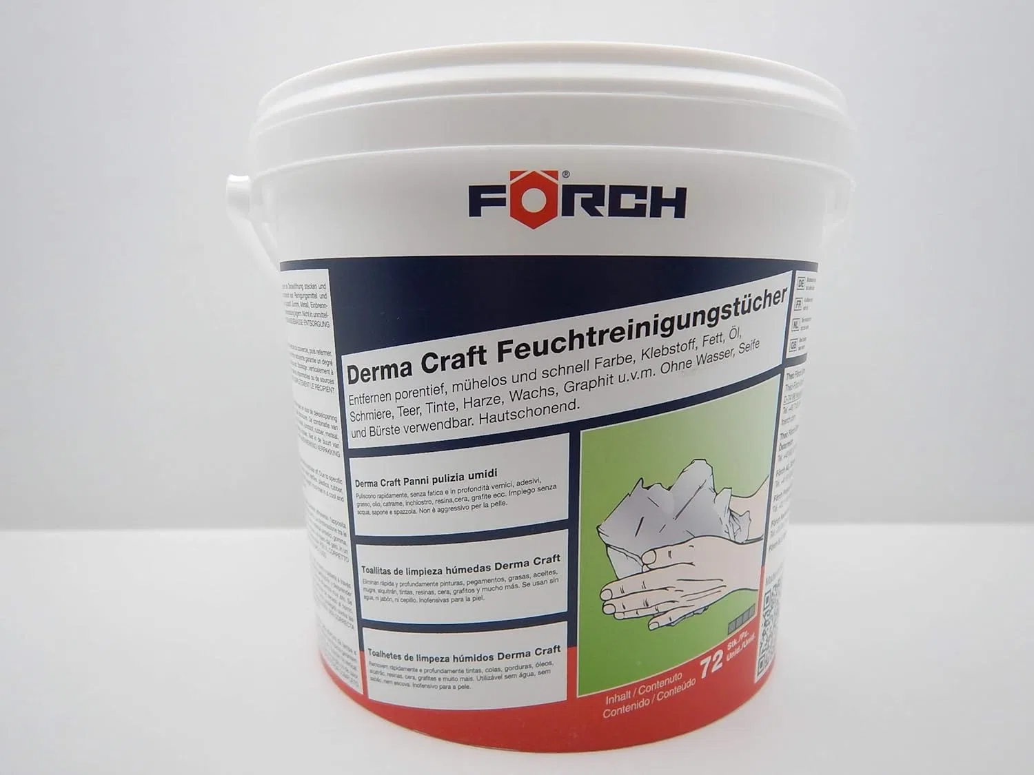 Влажные чистящие салфетки «Derma Craft Wet Cleaning Cloths» от FÖRCH Forch — фото 2