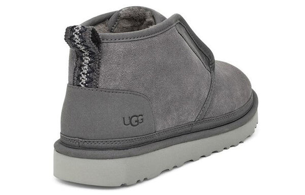 Зимние ботинки мужские Ugg с флисовой подкладкой, серый — фото 4