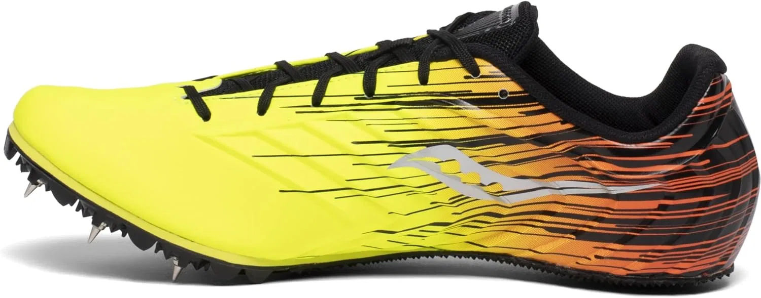 Мужские кроссовки Saucony Spitfire 5 для кросс-кантри, Lemon Black — фото 3