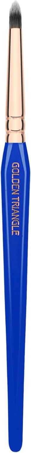 Кисть для макияжа smoky eyeliner Bdellium Tools Golden Triangle 716, синтетический ворс, синяя — фото 4