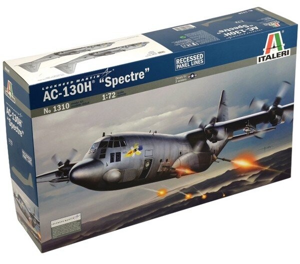 

Italeri, Lockheed Martin AC130 Spectre, Модельный комплект, 12+