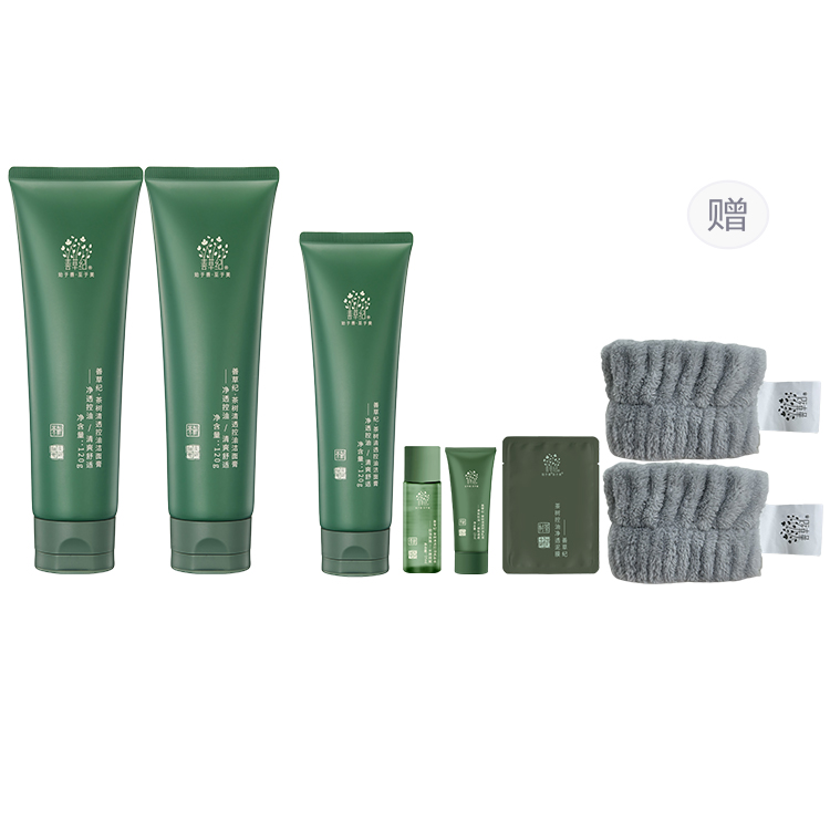 

3 очищающих средства Tea Tree Clear для контроля жирности увлажняющие, сужающие поры, очищающие, борющиеся с акне, успокаивающие Good Grass