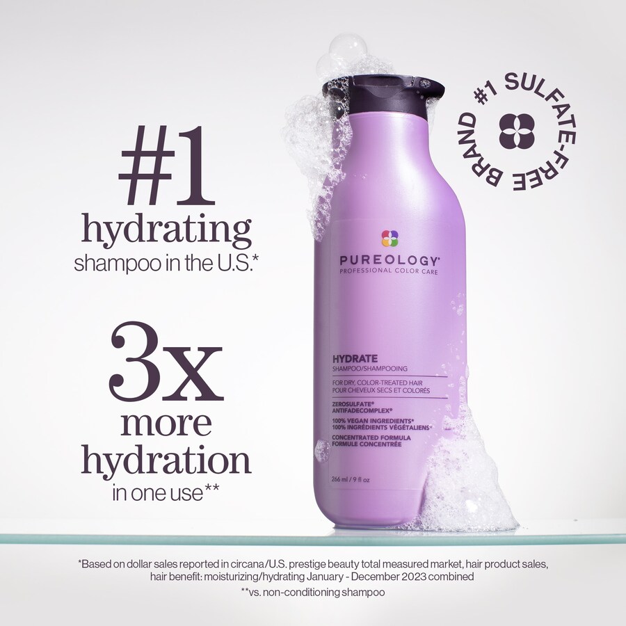 Увлажняющий шампунь для сухих волос Pureology, 33.8 fl oz/1000 mL — фото 4