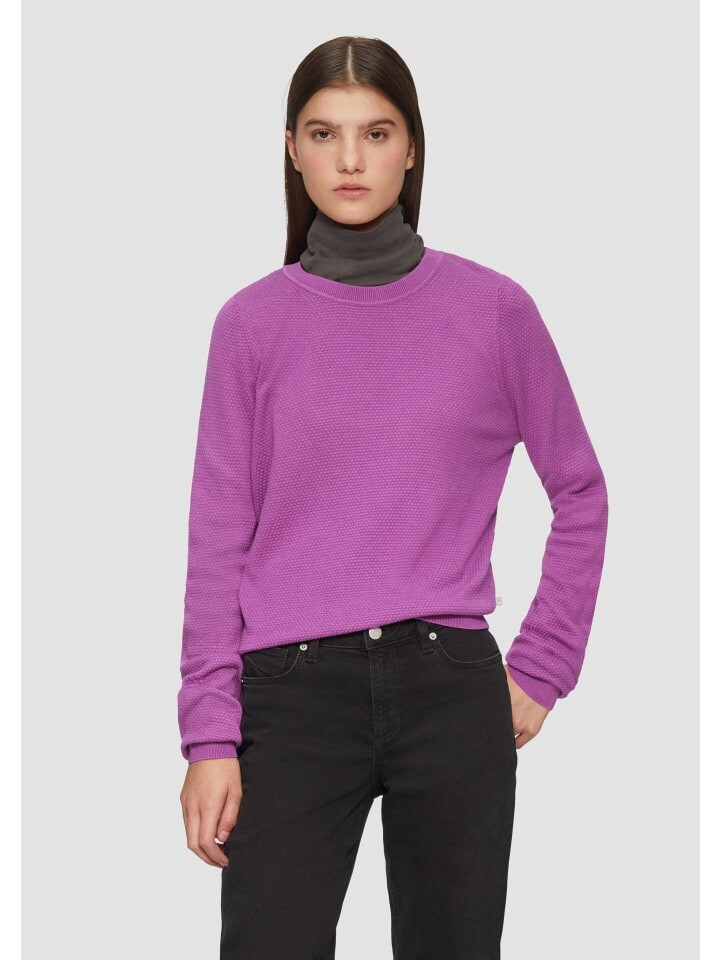 

Пуловер QS Strickpullover langarm, фиолетовый