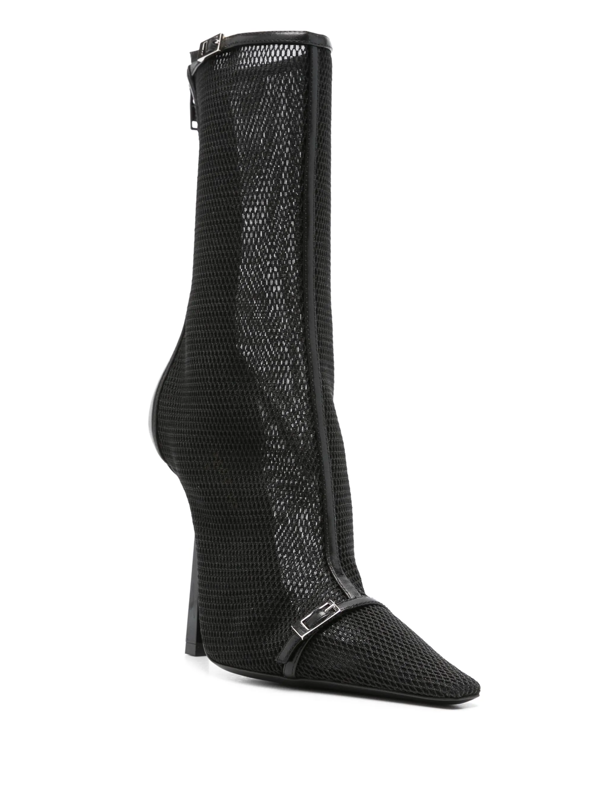 Ботильоны Oxalis 115 с заостренным носком Saint Laurent, черный — фото 2