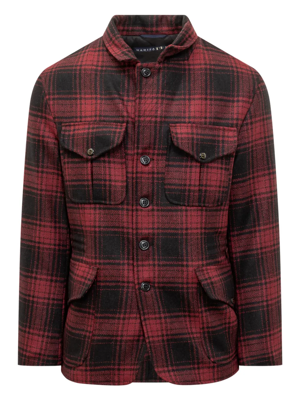 

Куртка-рубашка в клетку Ceccarelli, красный