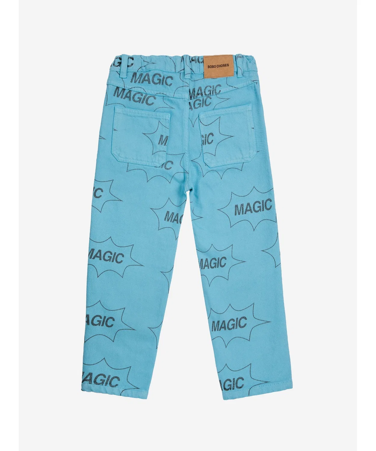 Джинсовые брюки Magic oversize для детей, светло-голубые — фото 3