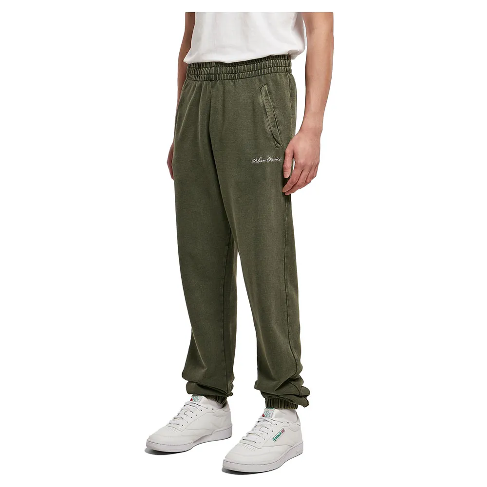 

Спортивные брюки Urban Classics Small Embroidery, зеленый
