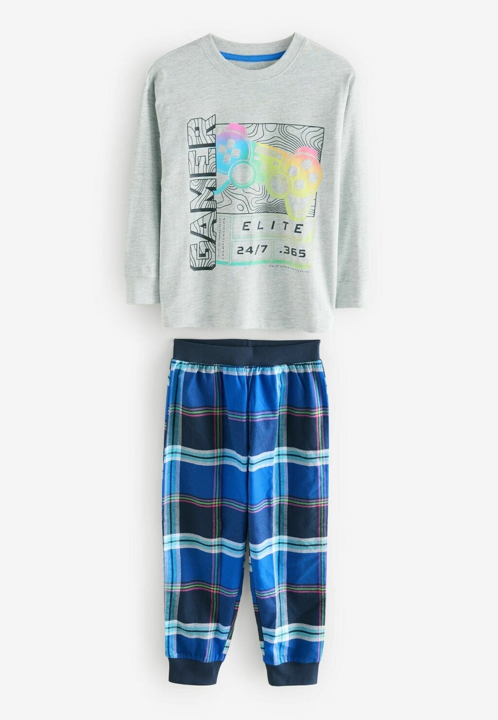 

Пижамный комплект SET LONG SLEEVE CHECK 2 PACK REGULAR FIT Next, синий