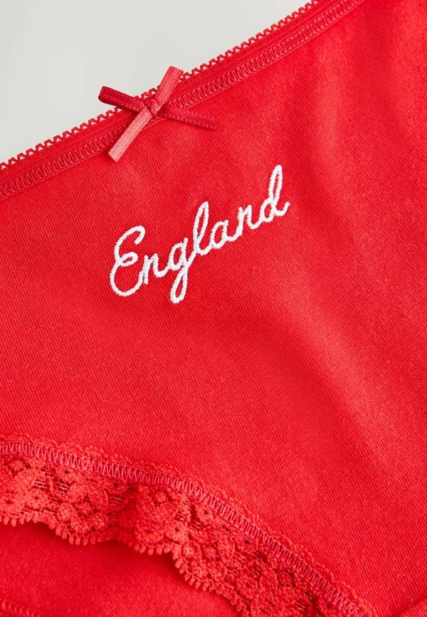 Трусы, Next High leg fit england knickers, красный — фото 2