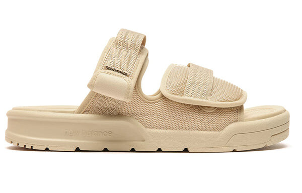 Тапочки 3201series sandals creamy 'white creamwhite' New Balance, белый — фото 2