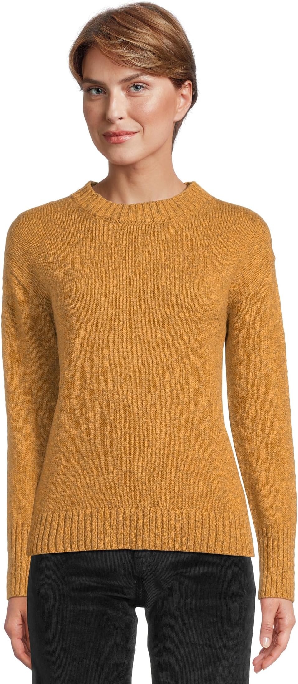

Свитер L.L.Bean Cotton Ragg Crew Neck, цвет Saddle