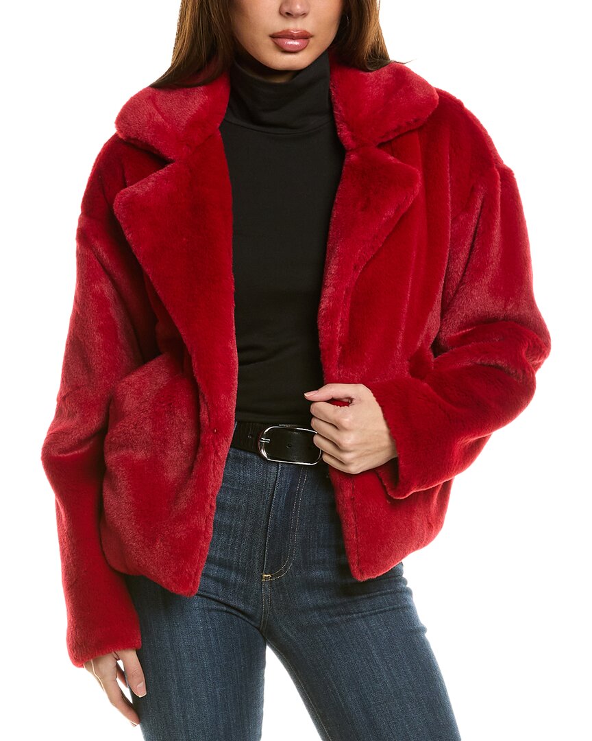 

Куртка Le Superbe Rouge Fur Ever Chubby, красный