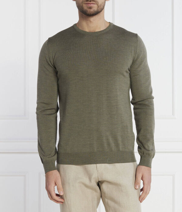 

Свитер шерстяной Stenströms Regular Fit, зеленый