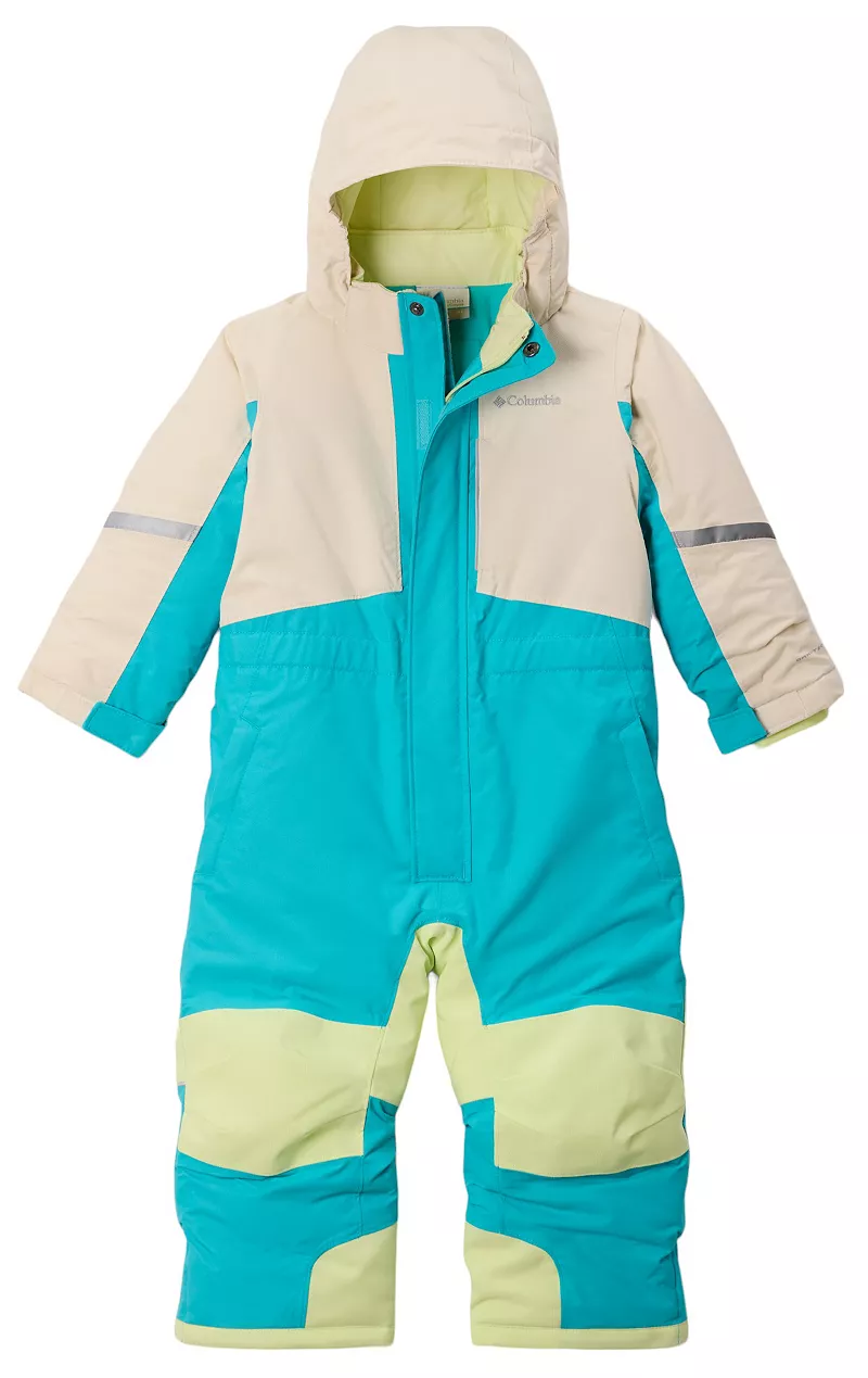 

Зимний комбинезон Columbia для малышей Buga III, цвет Geyser/Chalk/Spring Yello