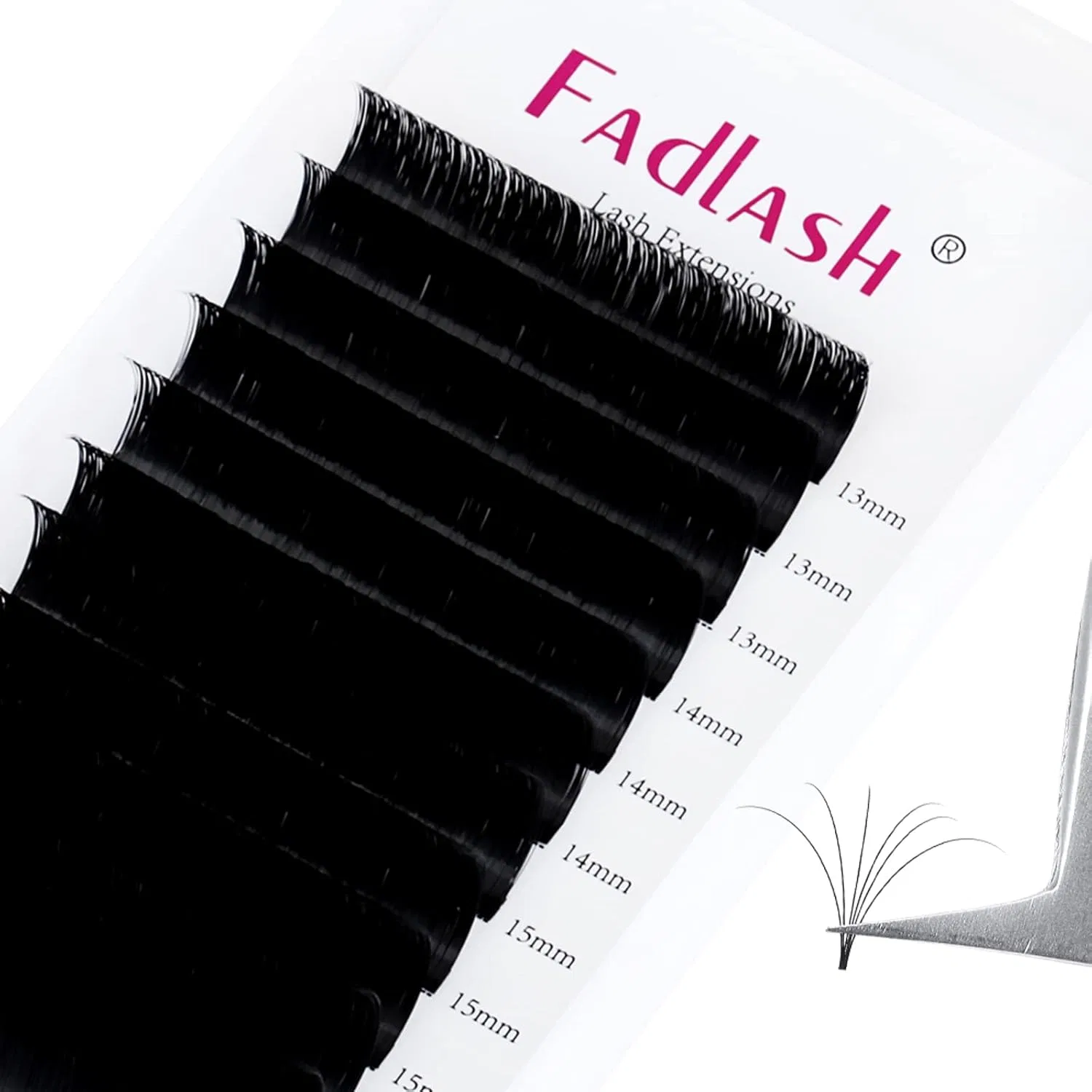 Ресницы для наращивания «Easy Fan Lashes» Fadlash, 1316 Mm — фото 2