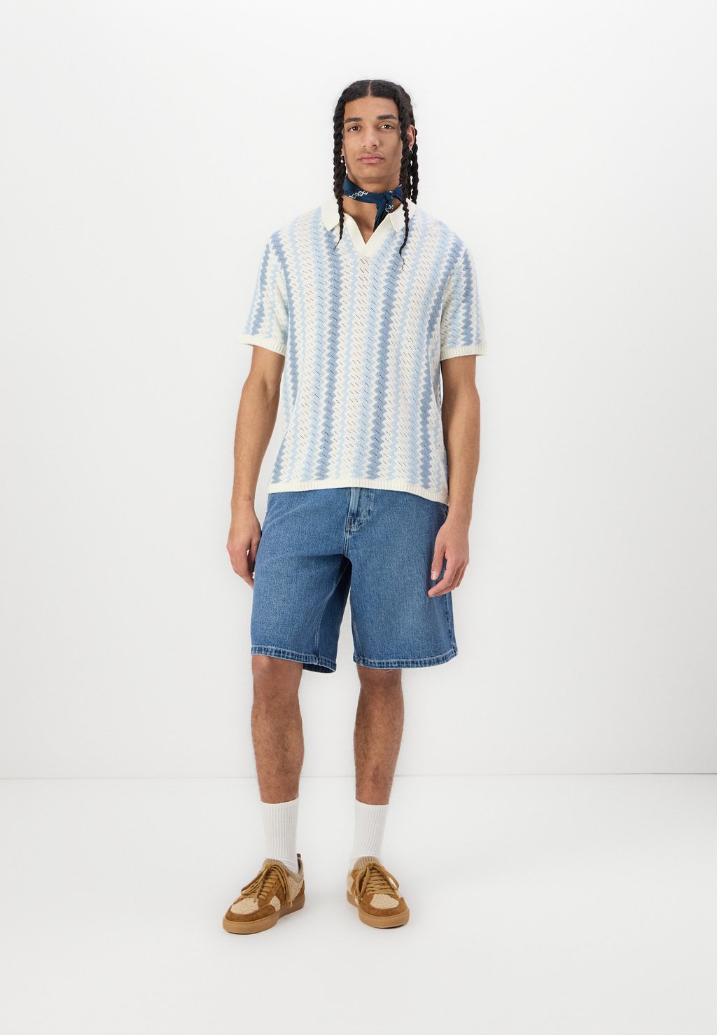 

Рубашка поло Hollister Co., темно-синий
