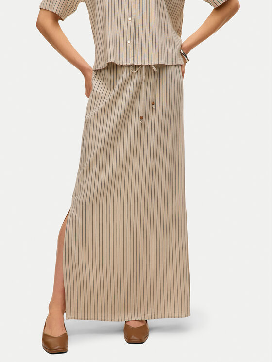 

Юбка макси стандартный крой Mymilo 10321622 Vero Moda, бежевый
