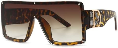 

Солнцезащитные очки с плоским верхом и тонированными линзами 2027 года для женщин, винтажные большие квадратные солнцезащитные очки для мужчин, модные аксессуары для очков MTZJH, C6