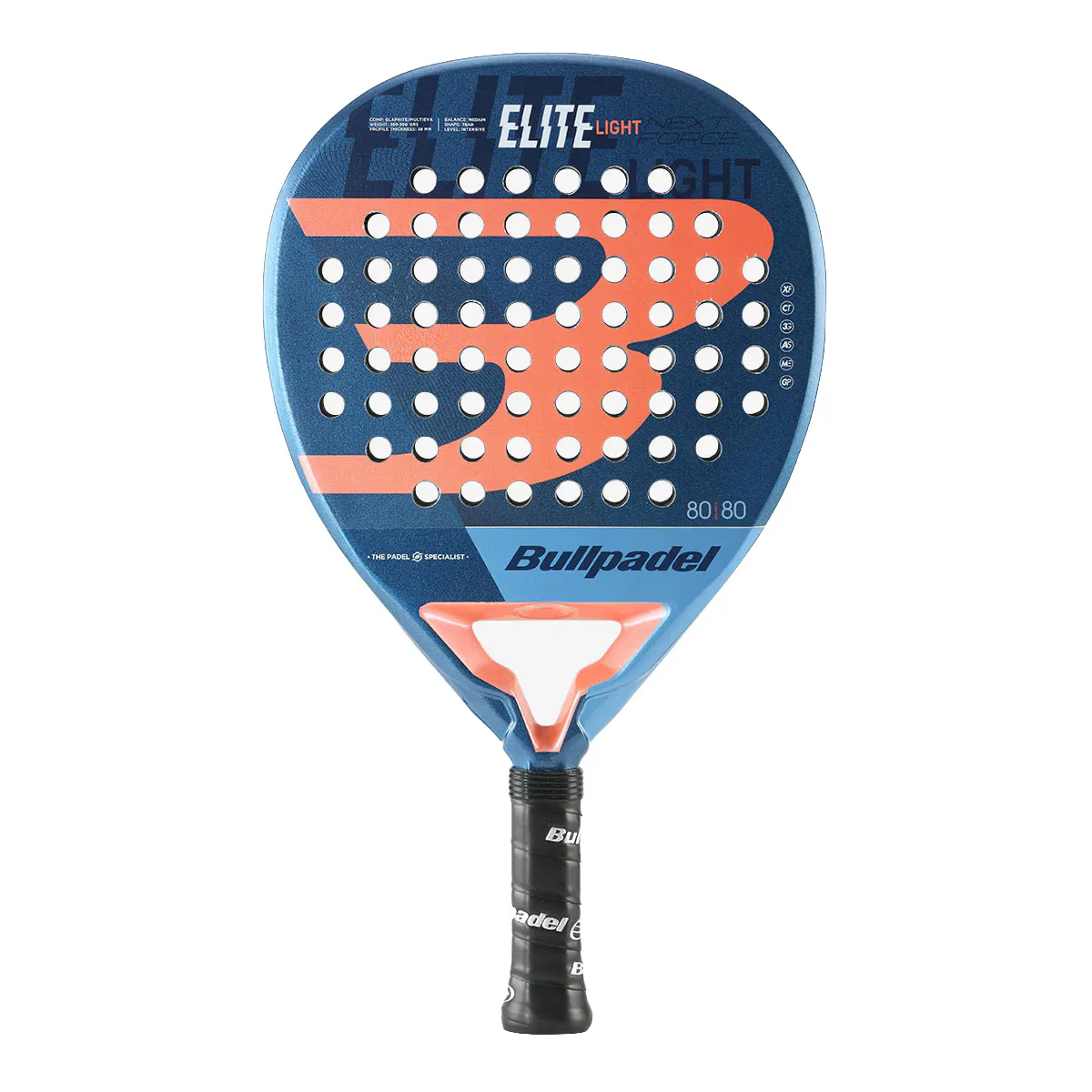 

Женская ракетка для гребли Elite Light 23 Bullpadel, синий/оранжевый