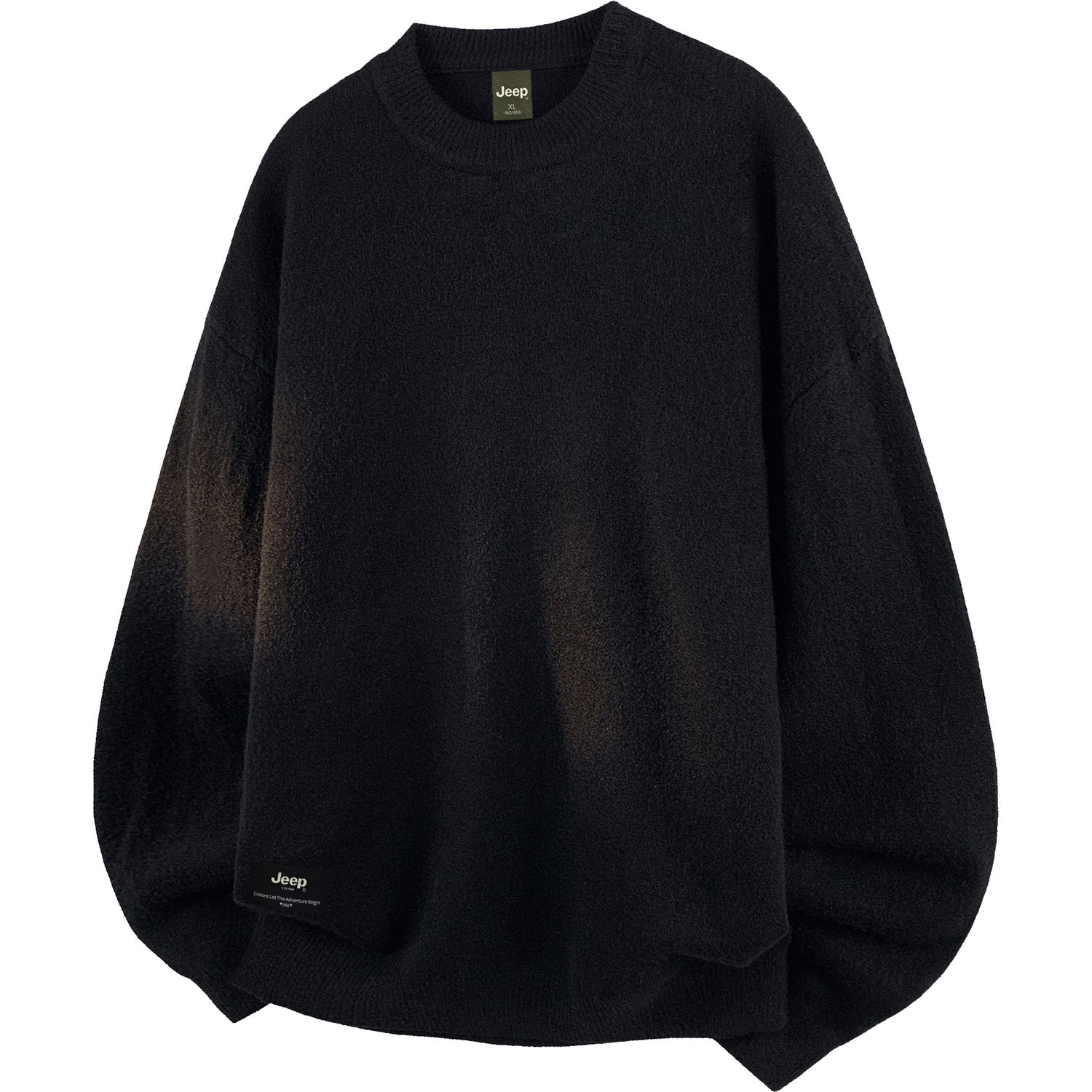 

Вязаный свитер для верховой езды Casual Collection Unisex Jeep, pure черный (fleece-lined)