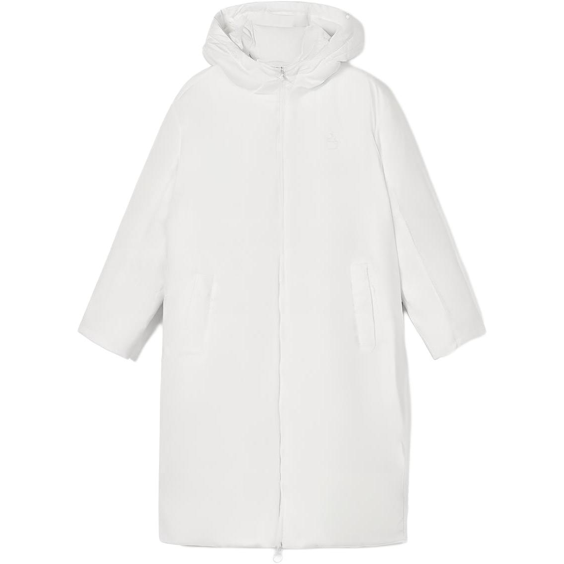 

Пуховик женский с капюшоном утепленный Others LACOSTE, 70v/белый