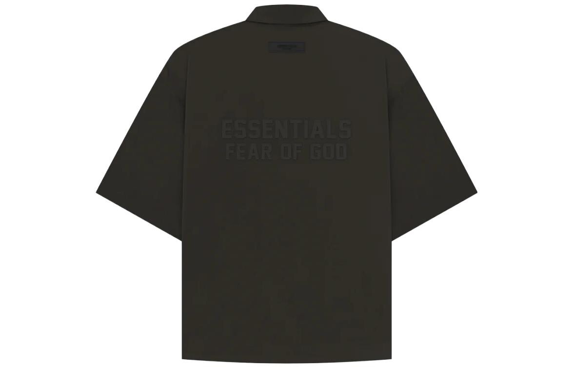 Drop2 SS23 Рубашка мужская Off Black Fear Of God Essentials, черный — фото 2