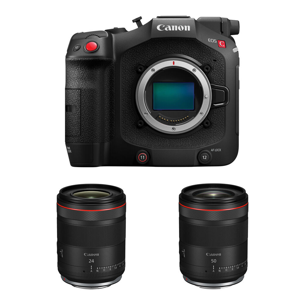 

Кинокамера Canon EOS C80 Cinema Camera Kit with 24 & 50mm f/1.4 L VCM