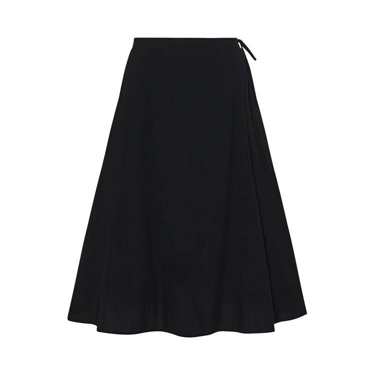 

Юбка The Row Fleur Skirt Black, черный