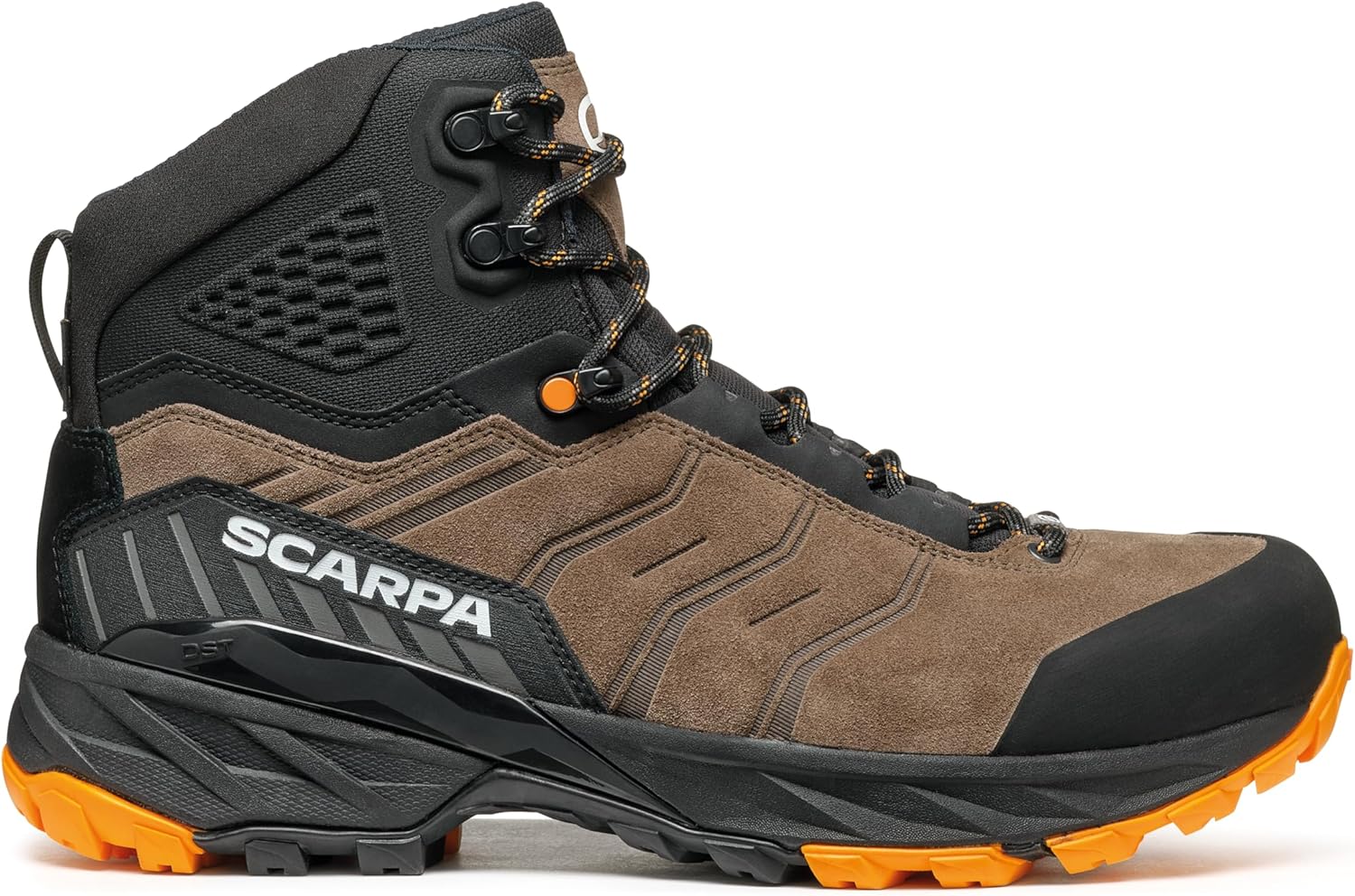 Мужские походные ботинки SCARPA Rush TRK GTX с водонепроницаемой мембраной Gore-Tex, легкие, оранжевый/коричневый — фото 3
