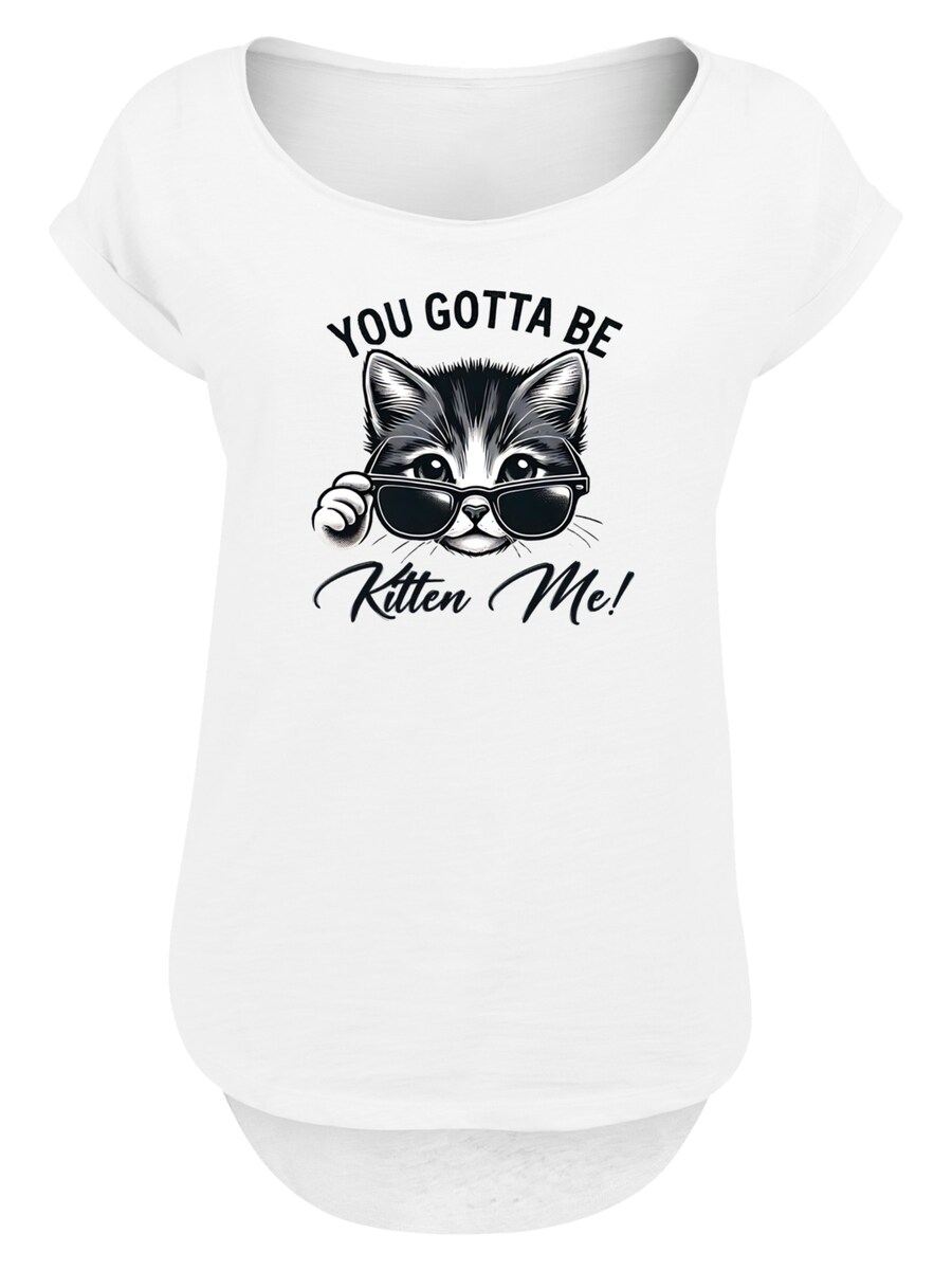 

Рубашка F4NT4STIC Kätzchen You Gotta Be Kitten Me!, белый