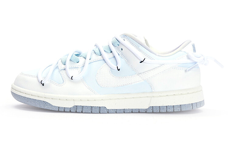 

Кроссовки Nike Dunk Skateboard Shoes Women's Low-Top White Blue