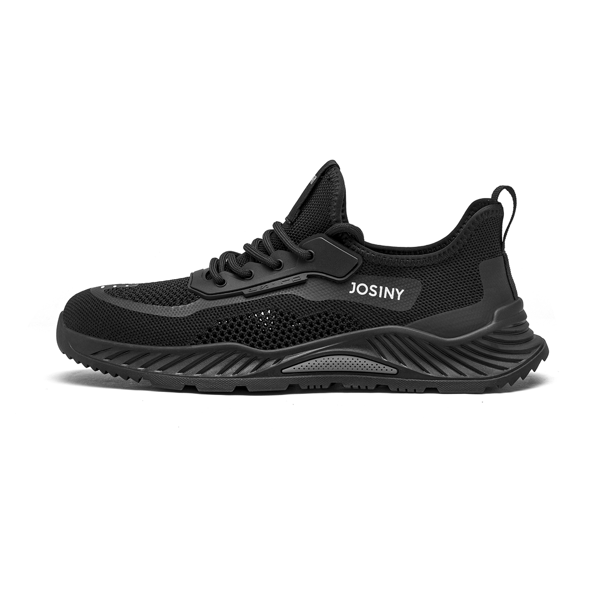 

JOSINY Износостойкие амортизирующие легкие низкие кеды мужские - Black, цвет Black