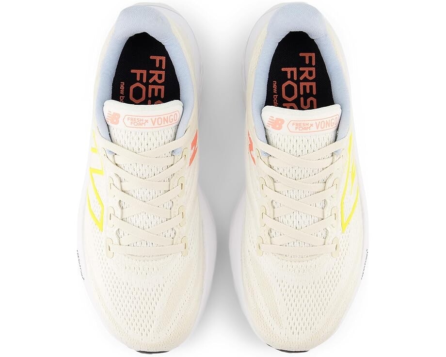 Кроссовки New Balance Fresh Foam X Vongo v6, цвет Sea Salt/Lemon Zest — фото 2