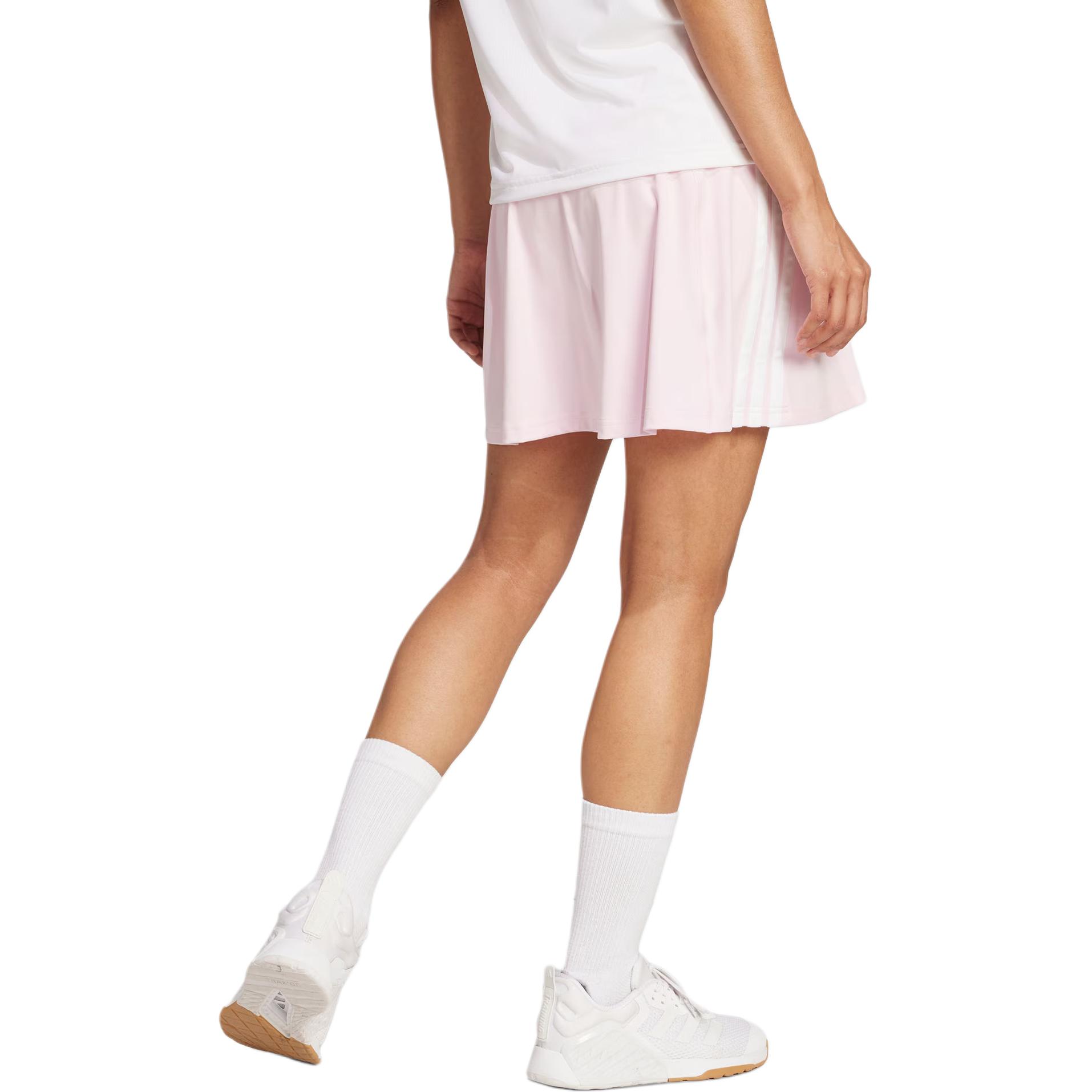 Adidas Эссеншиалс FW25 Тренировки Повседневные короткие юбки женские Clear Pink/White — фото 2