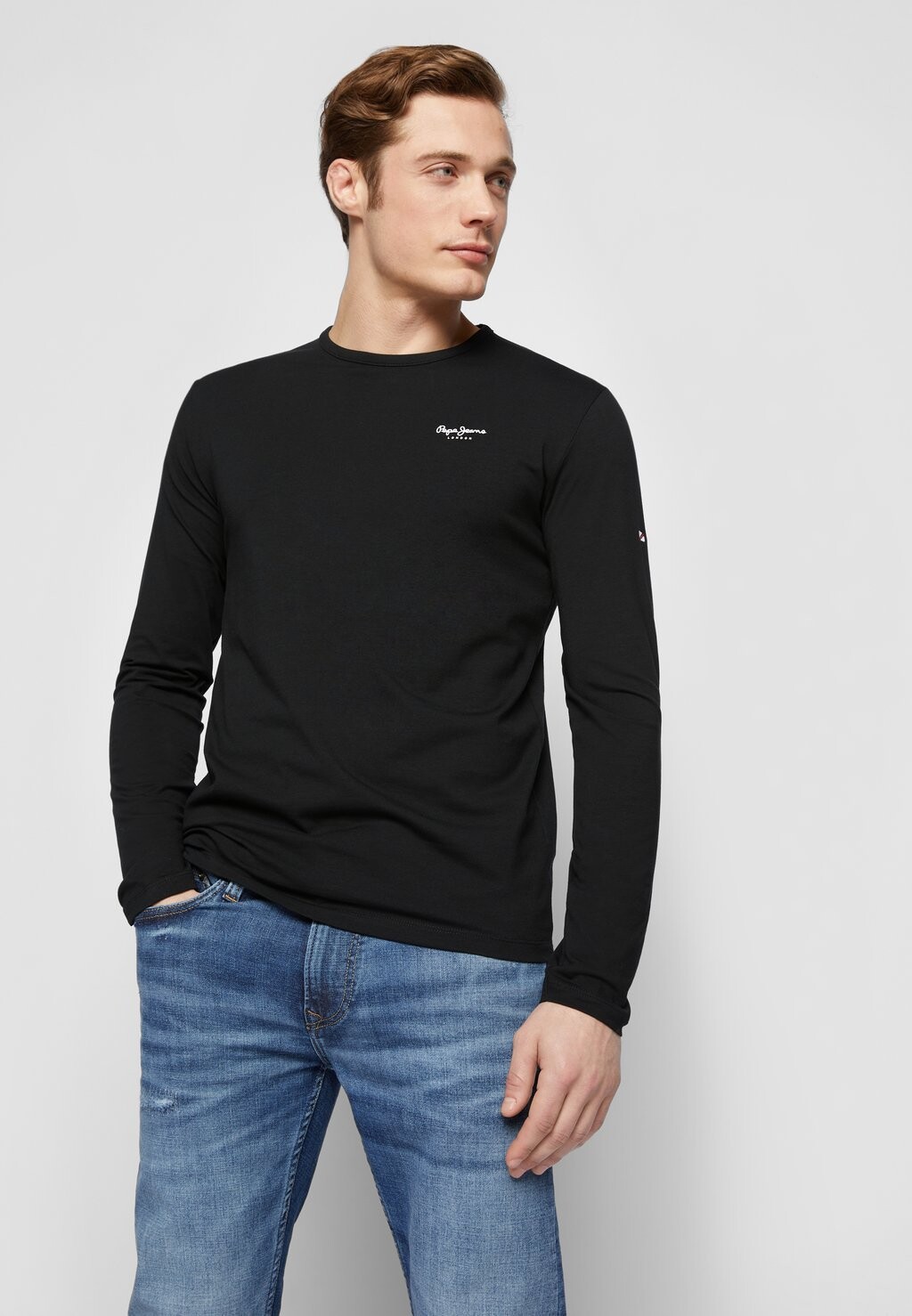 

Футболка с длинным рукавом Original Basic Pepe Jeans, черный