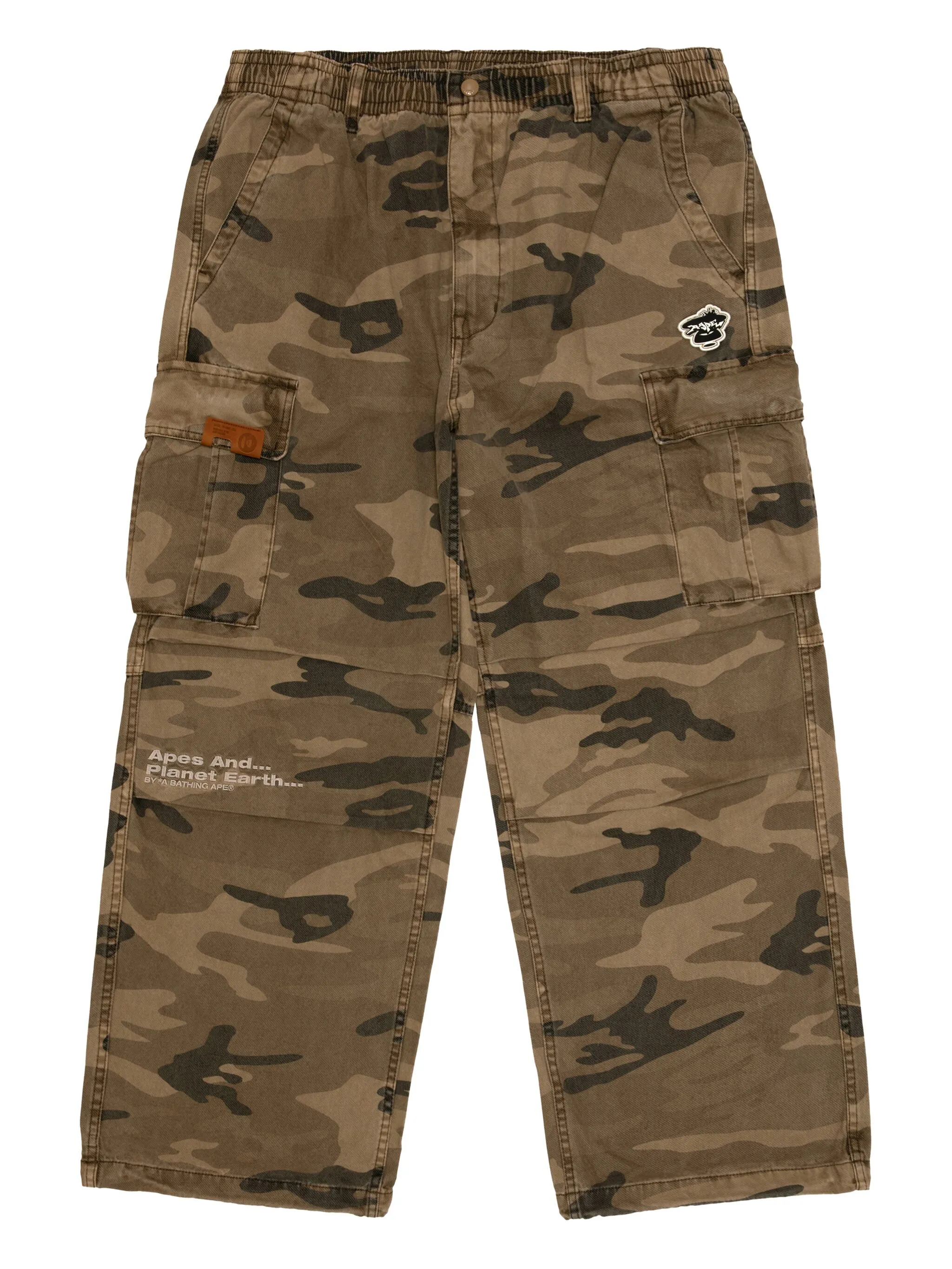 

Брюки с камуфляжным узором Aape By A Bathing Ape, бежевый