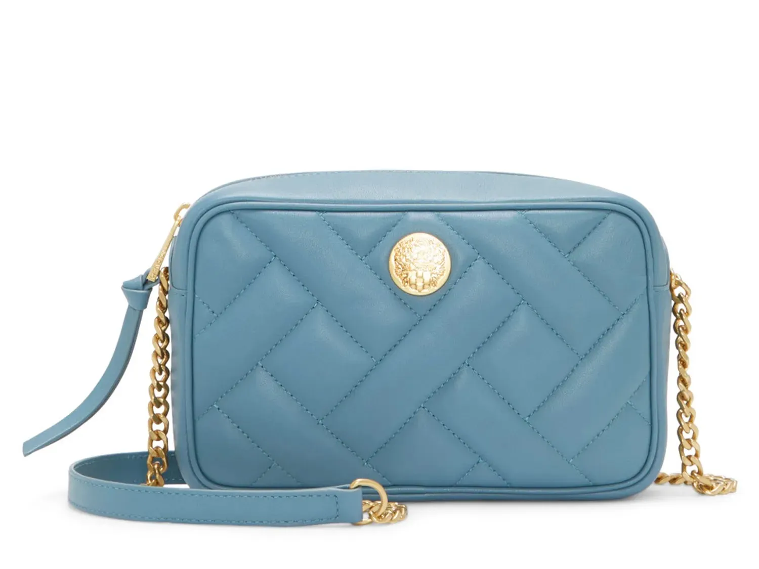 

Кожаная сумка через плечо Vince Camuto Kisho, синяя