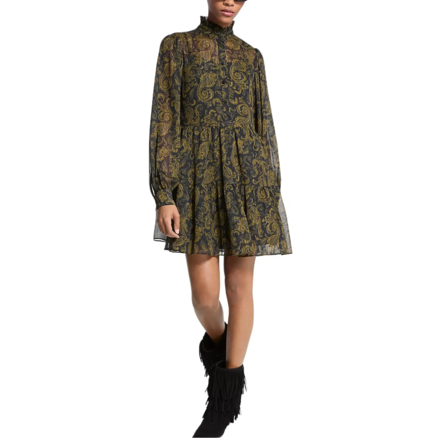 

Платье с принтом пейсли MICHAEL KORS, мультиколор