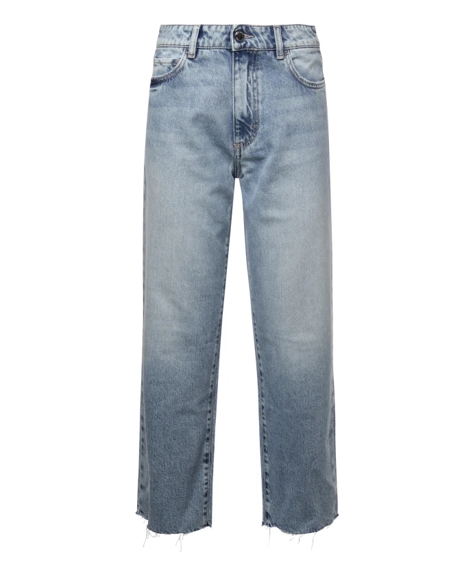 

Синие джинсы, высокая талия Icon Denim, синий