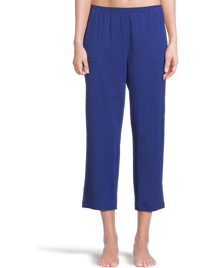 

Пижамные брюки Skin Organic Pima Cotton Carlyn Crop Pants, цвет Blue Tea