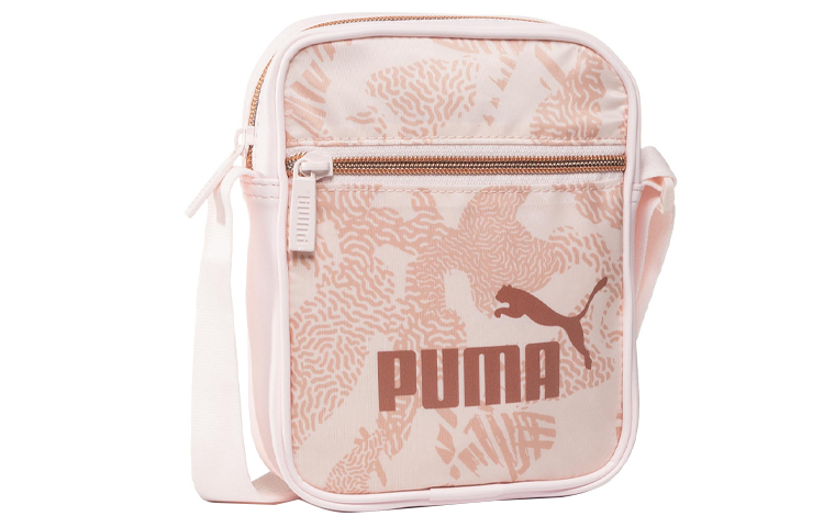 

PUMA Тканевая сумка через плечо, женская, розово-белая