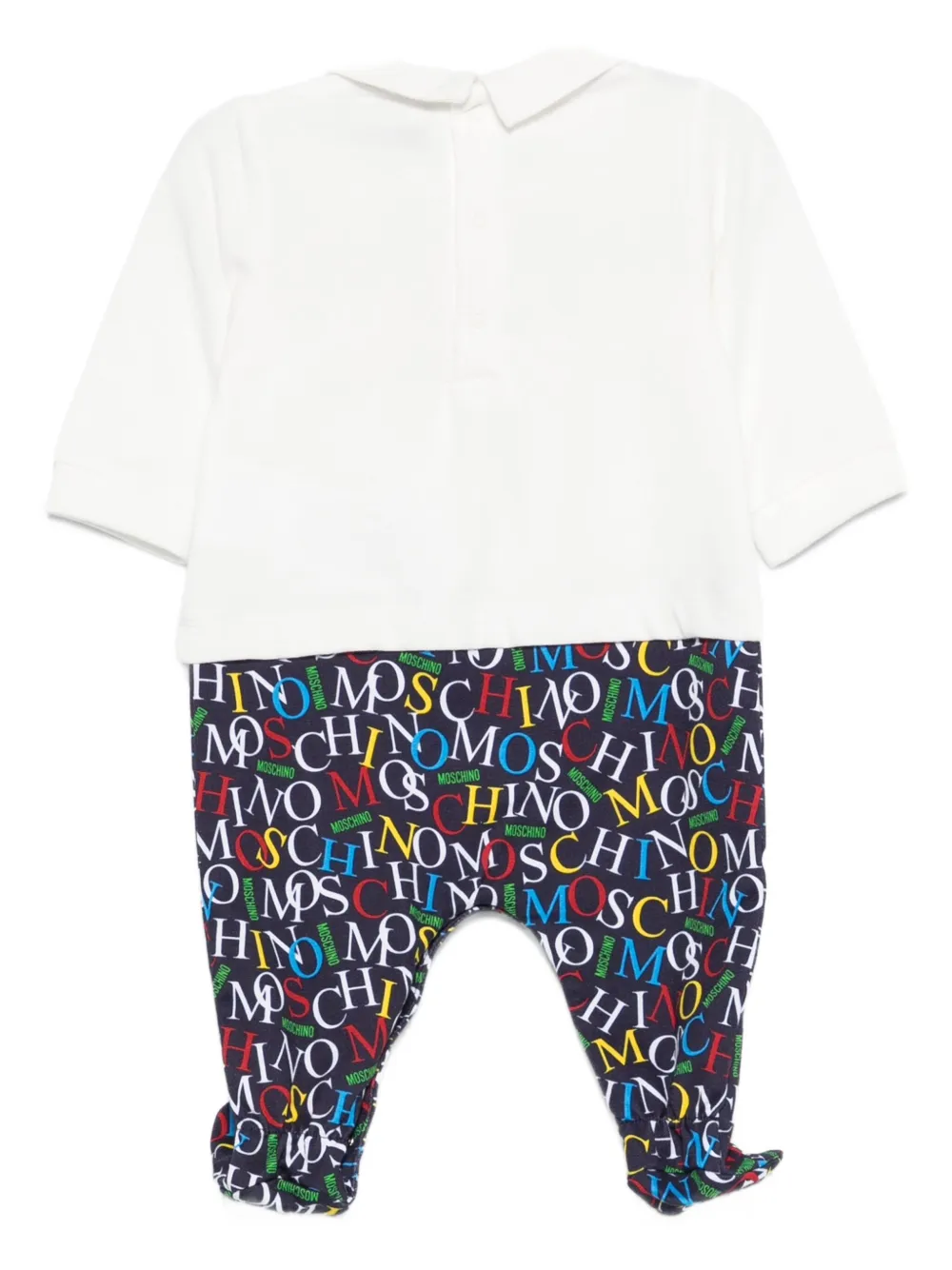 Пижама с логотипом Teddy Moschino Kids, белый — фото 2