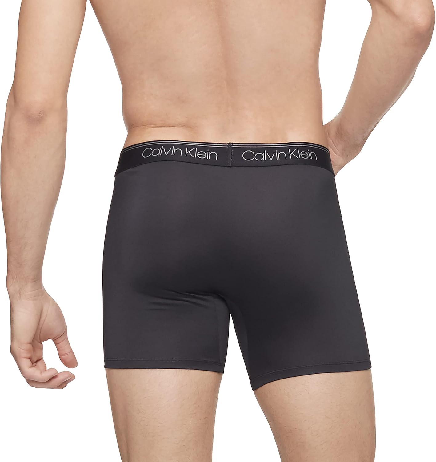 Мужские трусы-боксеры Calvin Klein Micro Stretch, 7 шт., Black, Red, Convoy — фото 3