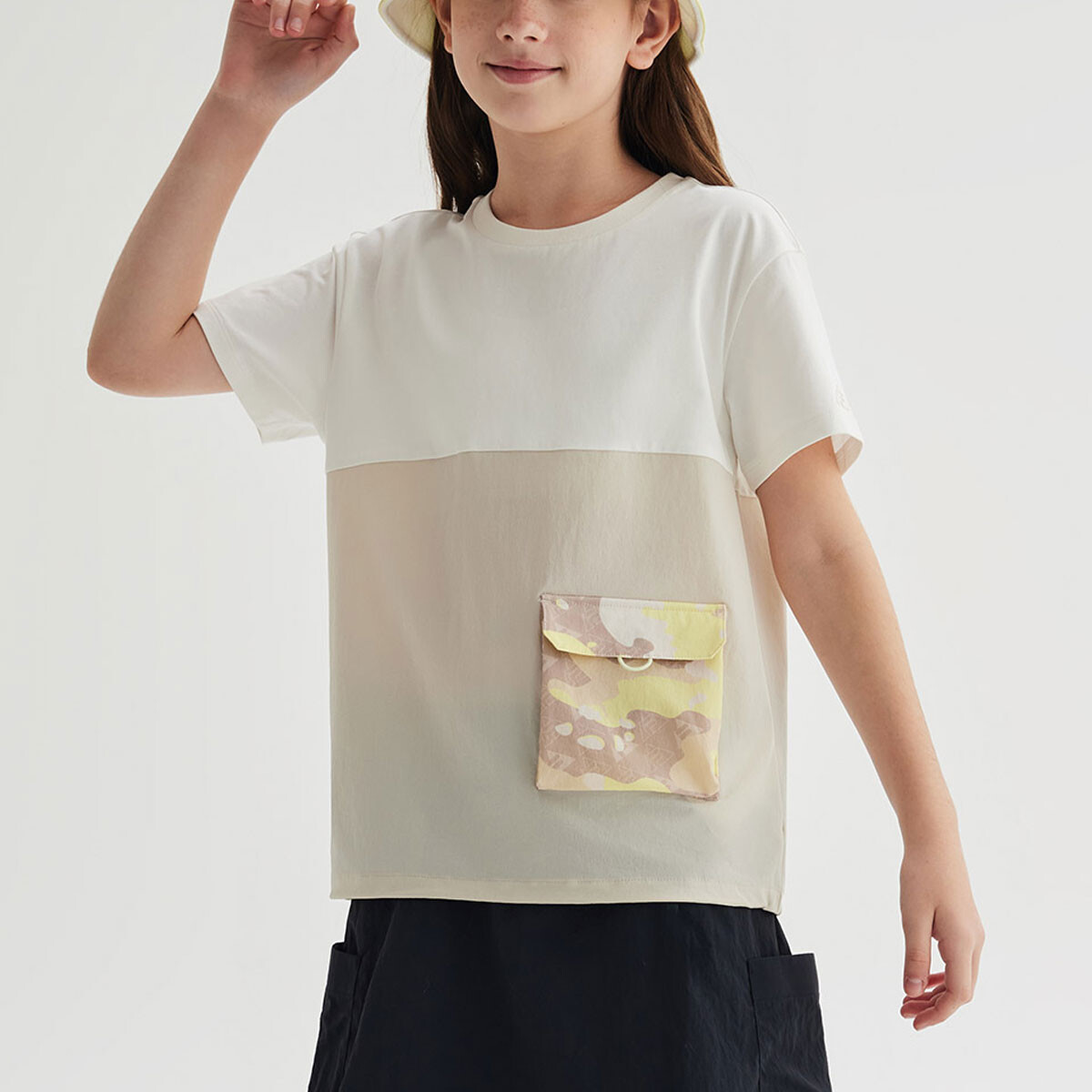 Футболка GS Fila Kids, цвет Cloud White — фото 2