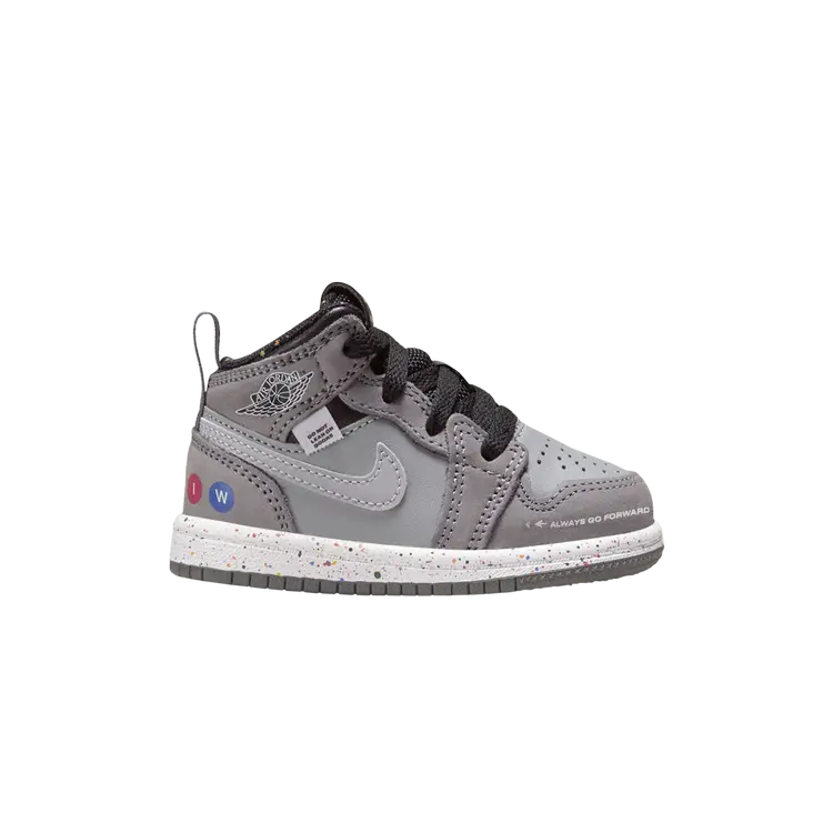 

Кроссовки Air Jordan 1 Mid Wings TD, серый