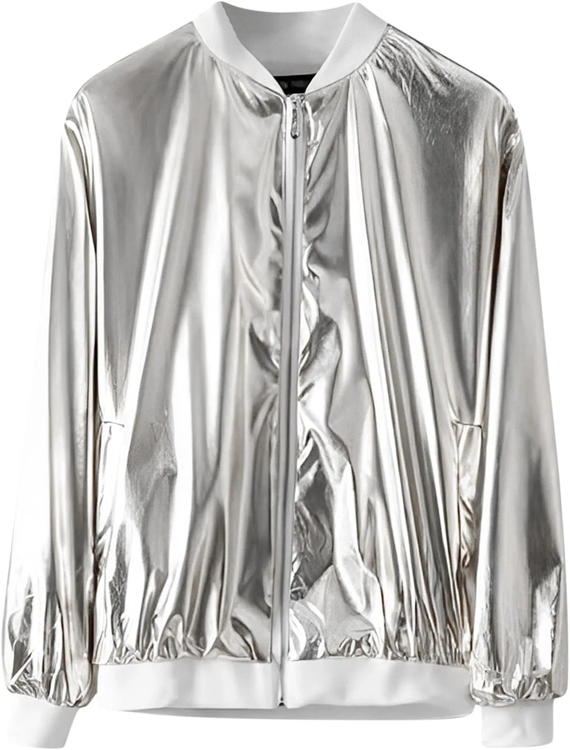 Куртка мужская легкая, Polyester, Silver