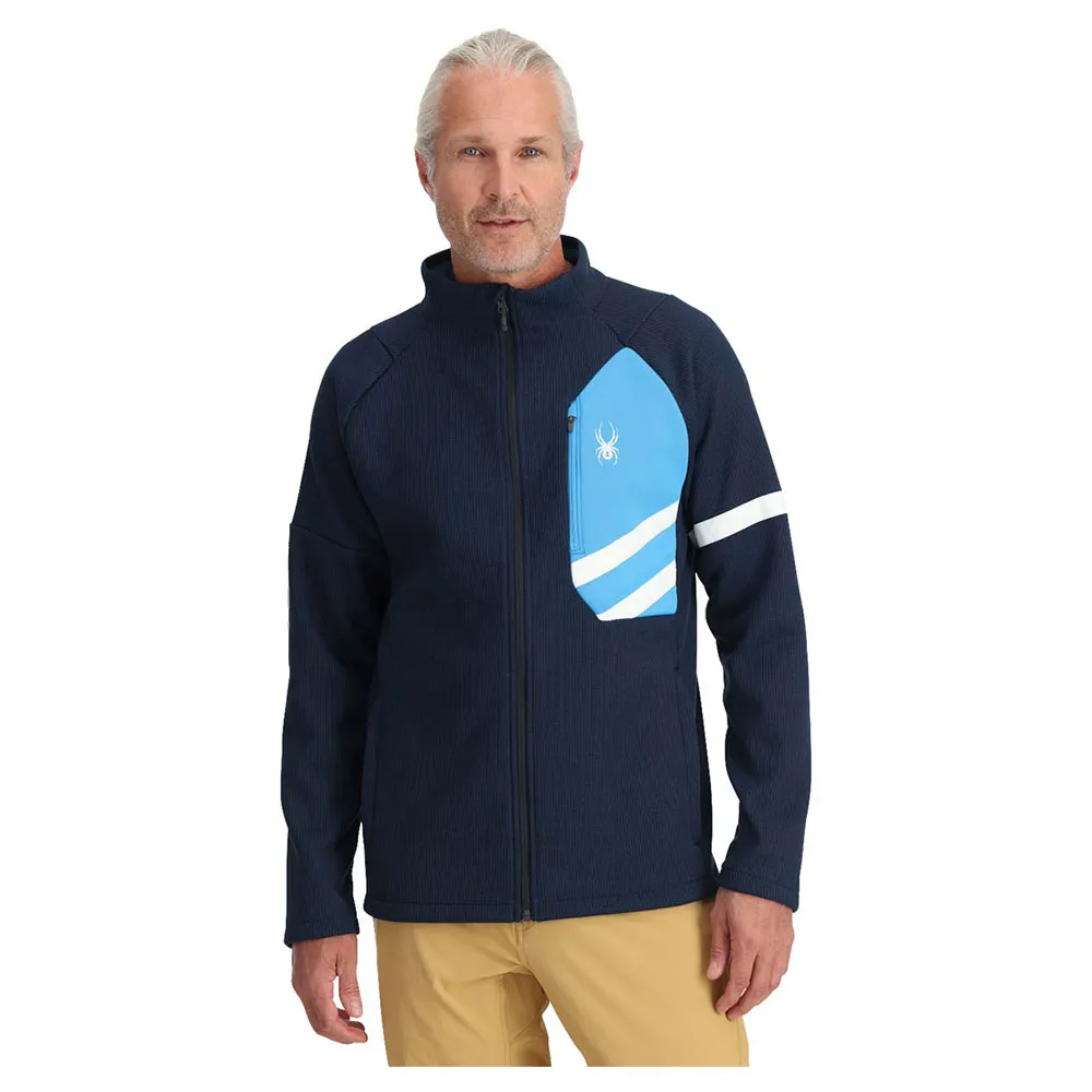 

Флис Spyder Wengen Bandit full zip, синий