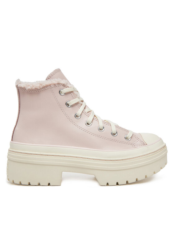 Тканевые кроссовки Chuck Taylor All Star Lugged Heel Sherpa A09346C 662 Converse, розовый